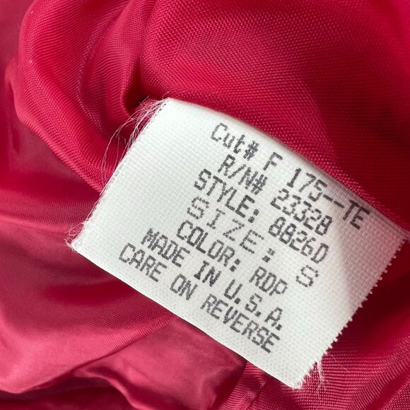 VTG Kristen Blake Après S Red Black Plaid Fleece Jacket Full Zip Cabin Core - Picture 7 of 8